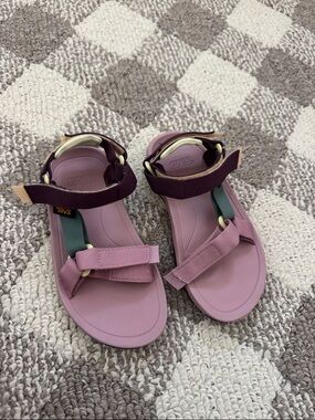 Teva Kids Lavender and Dark Plum Strap Sandals